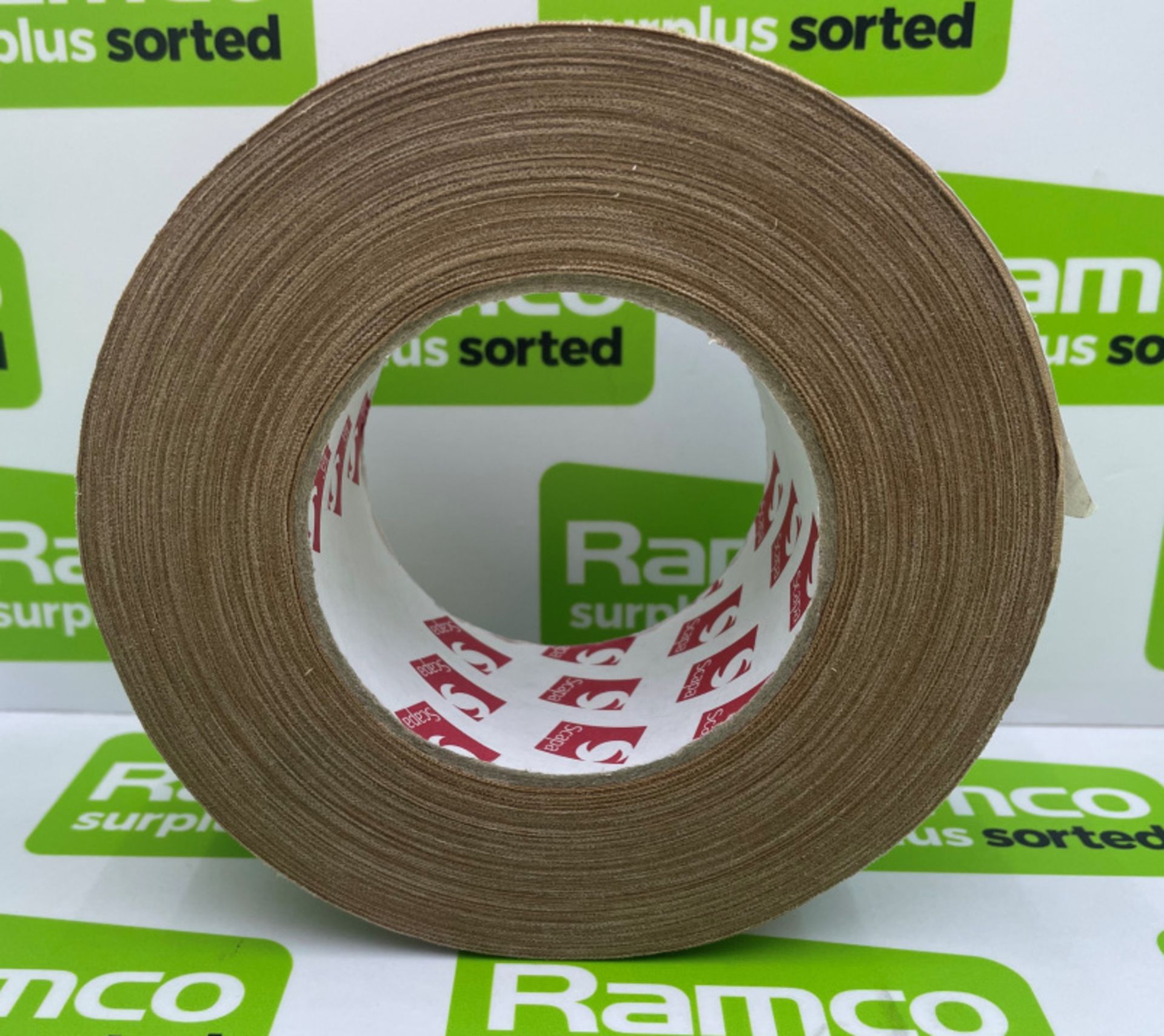 Scapa 3302 Pro Tape - Buff Tan/Beige - 50mm x 50M rolls - 16 rolls per box - 33 boxes - Image 3 of 5