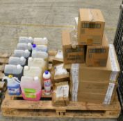 Various 5L Cleaning Chemicals, Buffer Pads and More