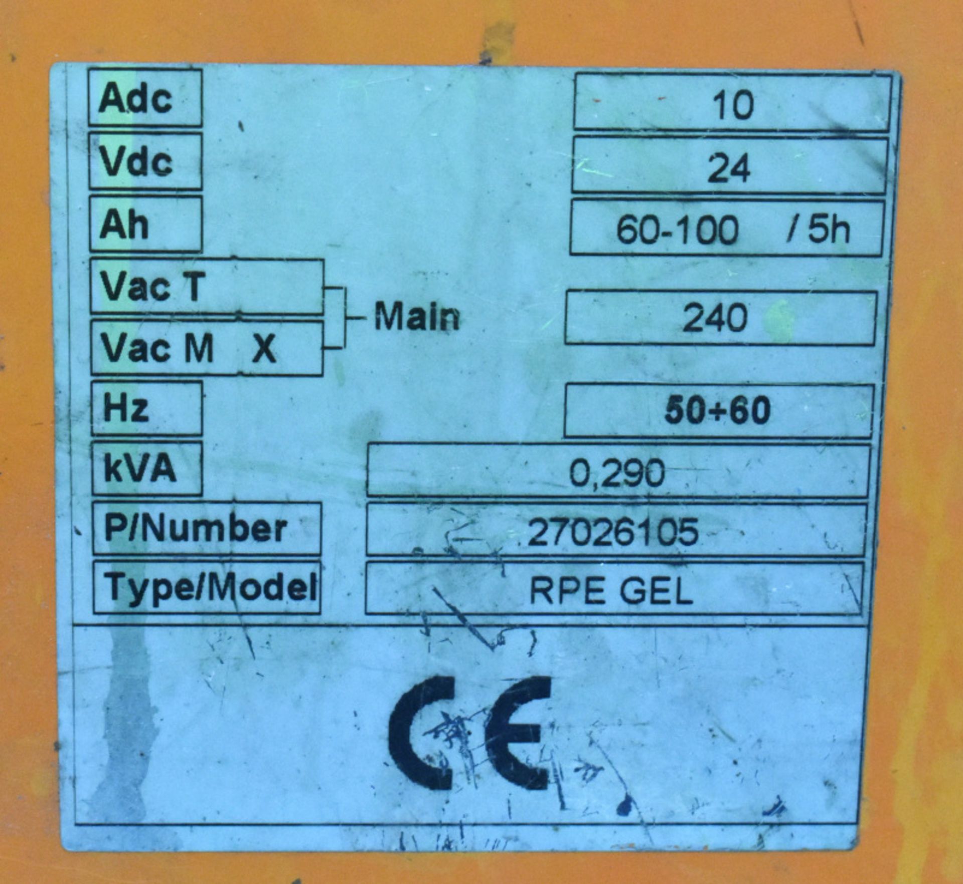 Nuova Elettra RPE Gel Battery Charger - Image 2 of 2