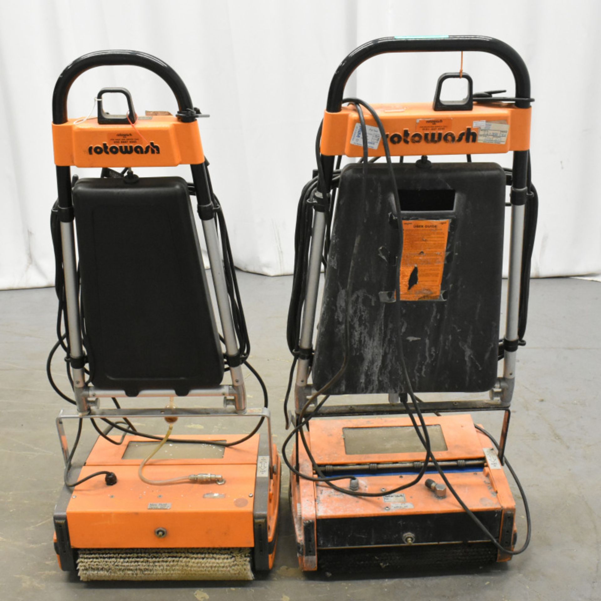 1 x Rotowash Industrial Floor Scrubber Cleaner- Type 4/B, 1 x Rotowash Industrial Floor Scrubber Cle