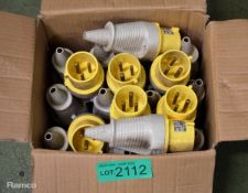 20x Walther 32 amp 110V end of line plugs