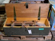 Woodworking tool box & tools