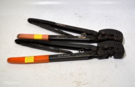2x AMP Strato-Therm hand crimping tools