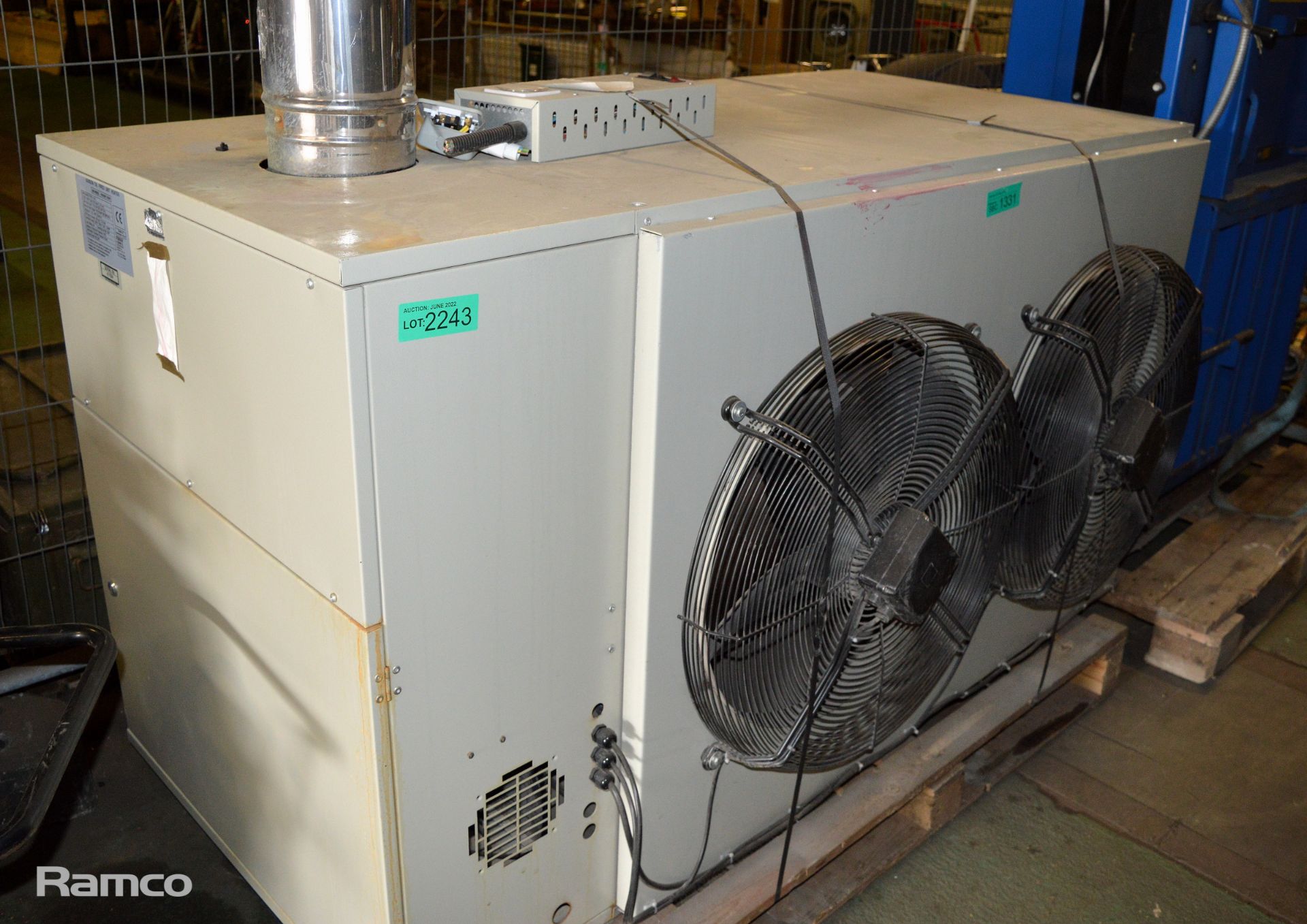 Benson oil fired unit heater - model OUHC350 - type B23 - Image 2 of 5