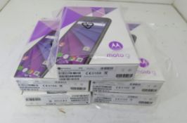 5x Motorola Moto G 3rd Gen - Pay As You Go Mobile Phones