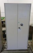 Double door combination cupboard - L92 x W48 x H183cm