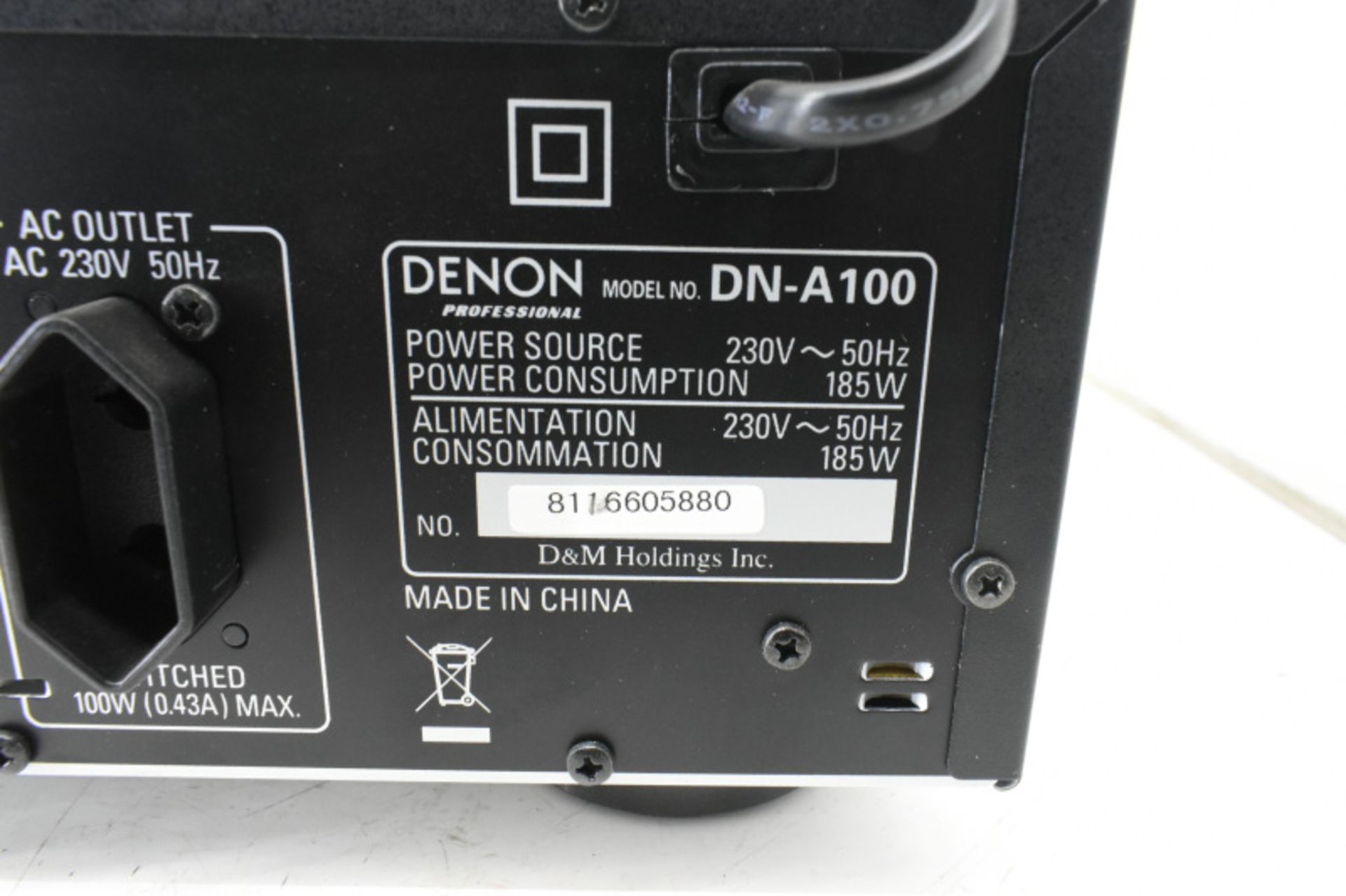 Denon DN-A100 amplifier audio - Image 4 of 4