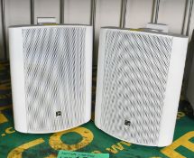 1 pair of wall mountable speakers