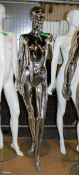 Mannequin - full body female (chrome effect)