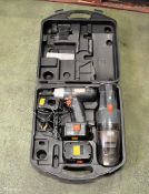 Challenge Xtreme cordless drill with wet & dry vacuum, battery charger in case