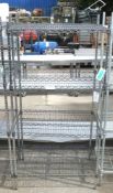 4 Tier racking - 850 x 600 x 1700mm