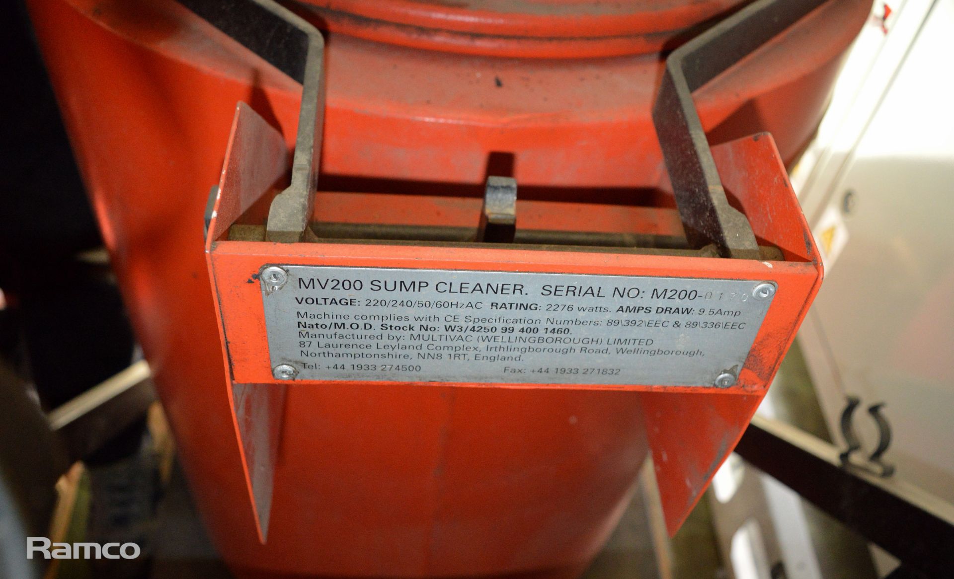 Multivac MV200 Sump Cleaner - Image 3 of 3