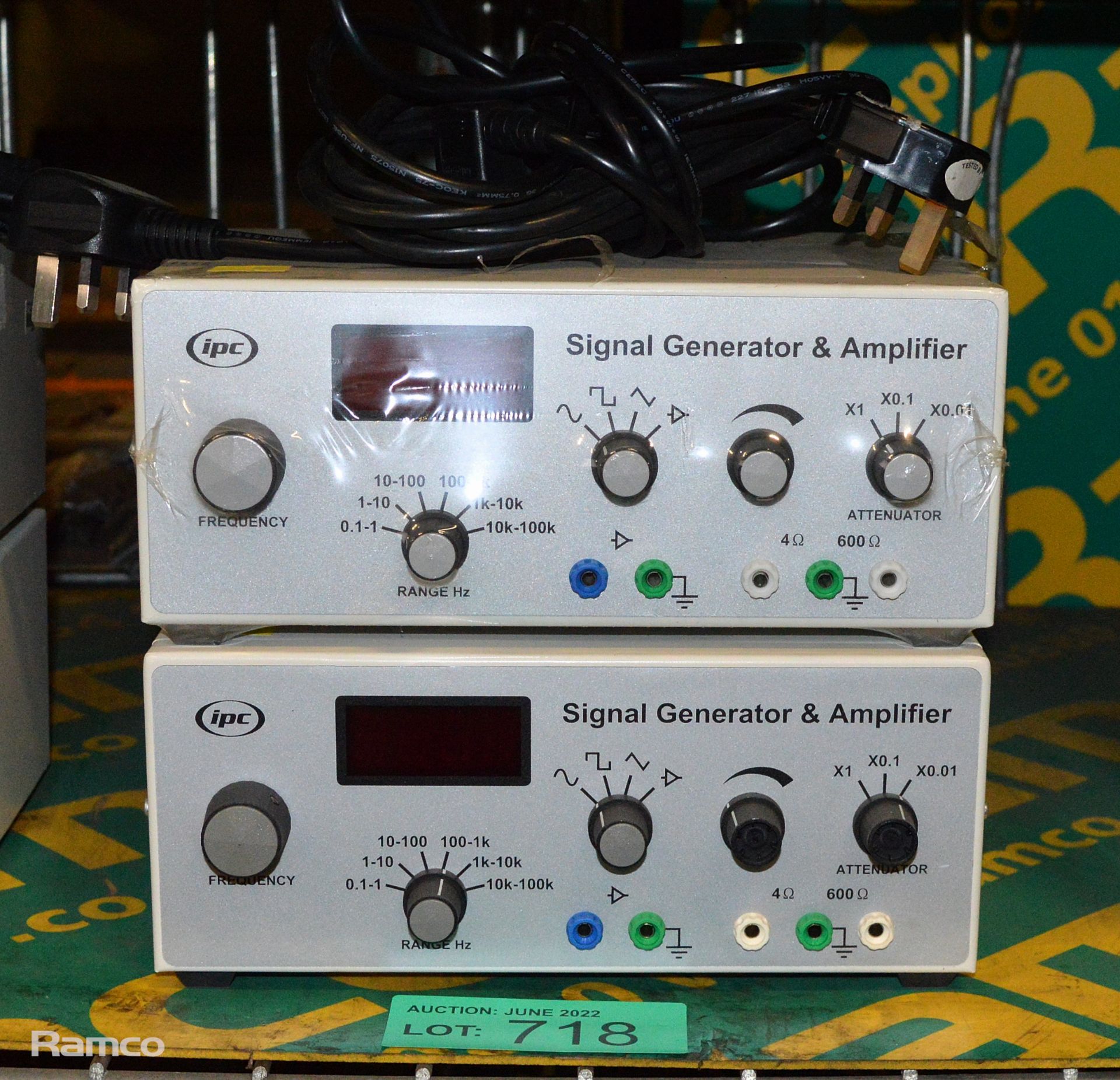 2x IPC -4885-W Signal Generator & Amplifier Units