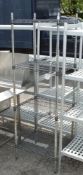 4 tier racking L 60 x W 50 x H 180cm