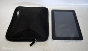 Android 9 inch Tablet PC with case and charger