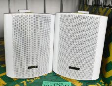 1 pair of wall mountable speakers