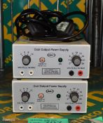 2x IPC - 0978-P Dual Output Power Supply Units