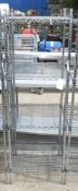 4 Tier racking - 580 x 600 x 1700mm