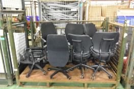 7x Office chairs