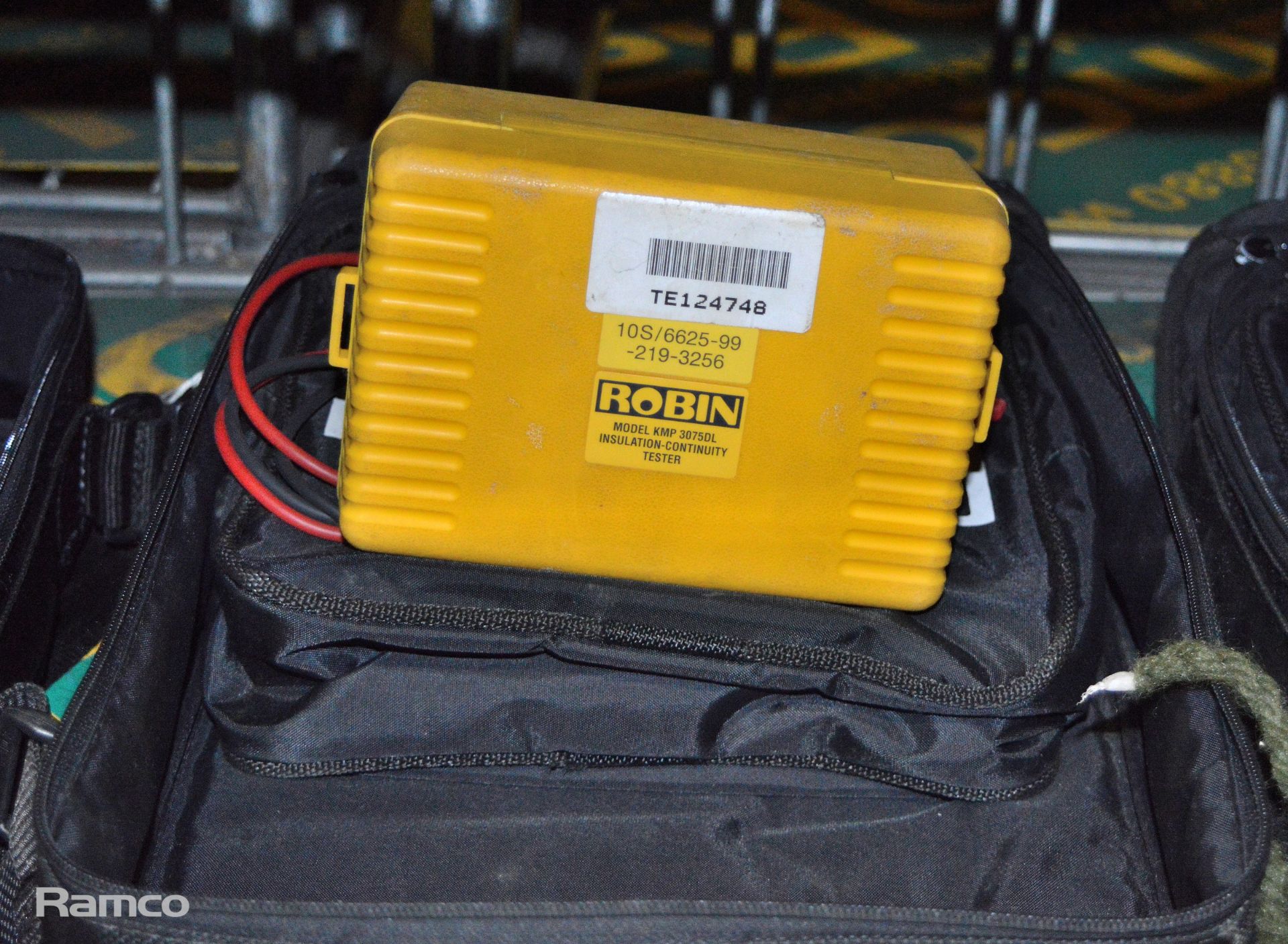 6x Robin KMP3075DL Insulation Continuity Testers in case - Image 2 of 2