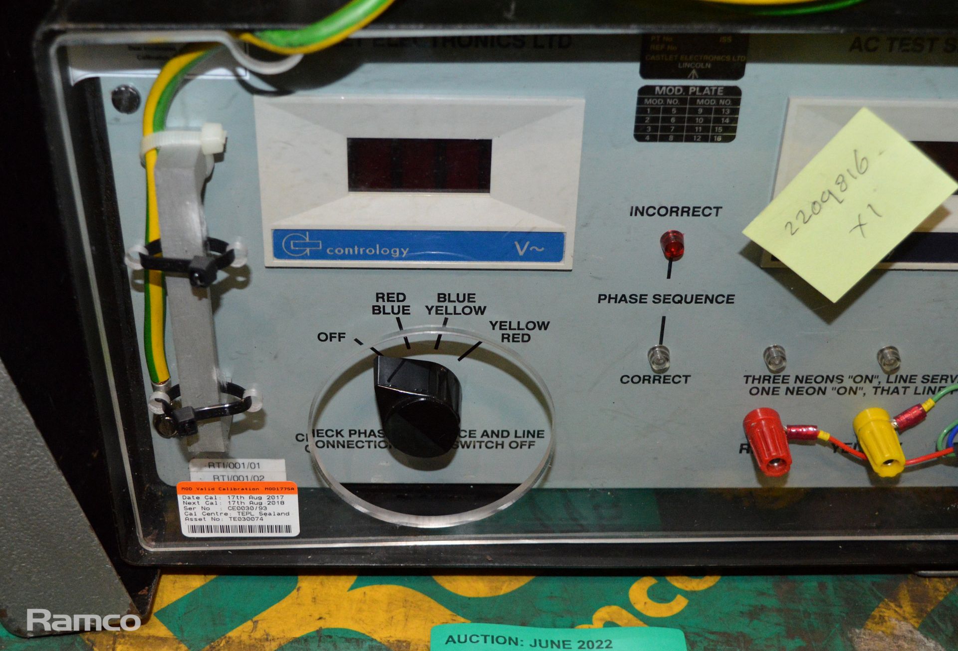 Castlet Electronics AC Frequency & Voltage Tester - Image 2 of 2