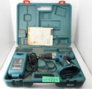 Makita 8443D 18v Drill With Battery Charger In Case