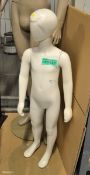 Mannequin - full body infant (white)