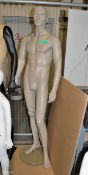 Mannequin - full body male (light brown)