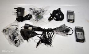 2x Nokia phones with accessories