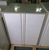 Aluminium storage cupboard L 72 x W 56 x H 89cm