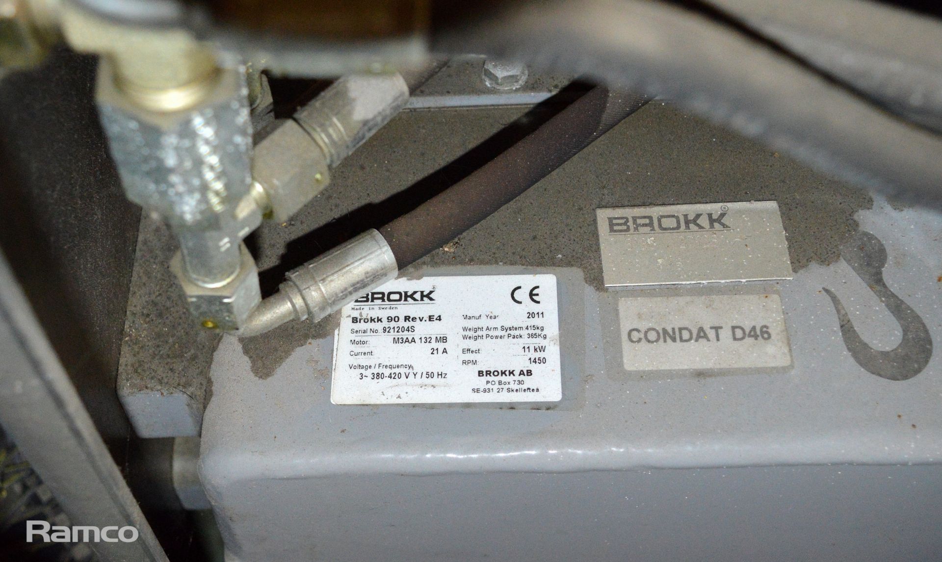Brokk Hydraulic Control Pack L 500 x W 1200 x H 900mm - Image 5 of 6