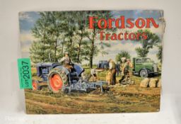 400mm x 300mm tin sign -Fordson Tractors