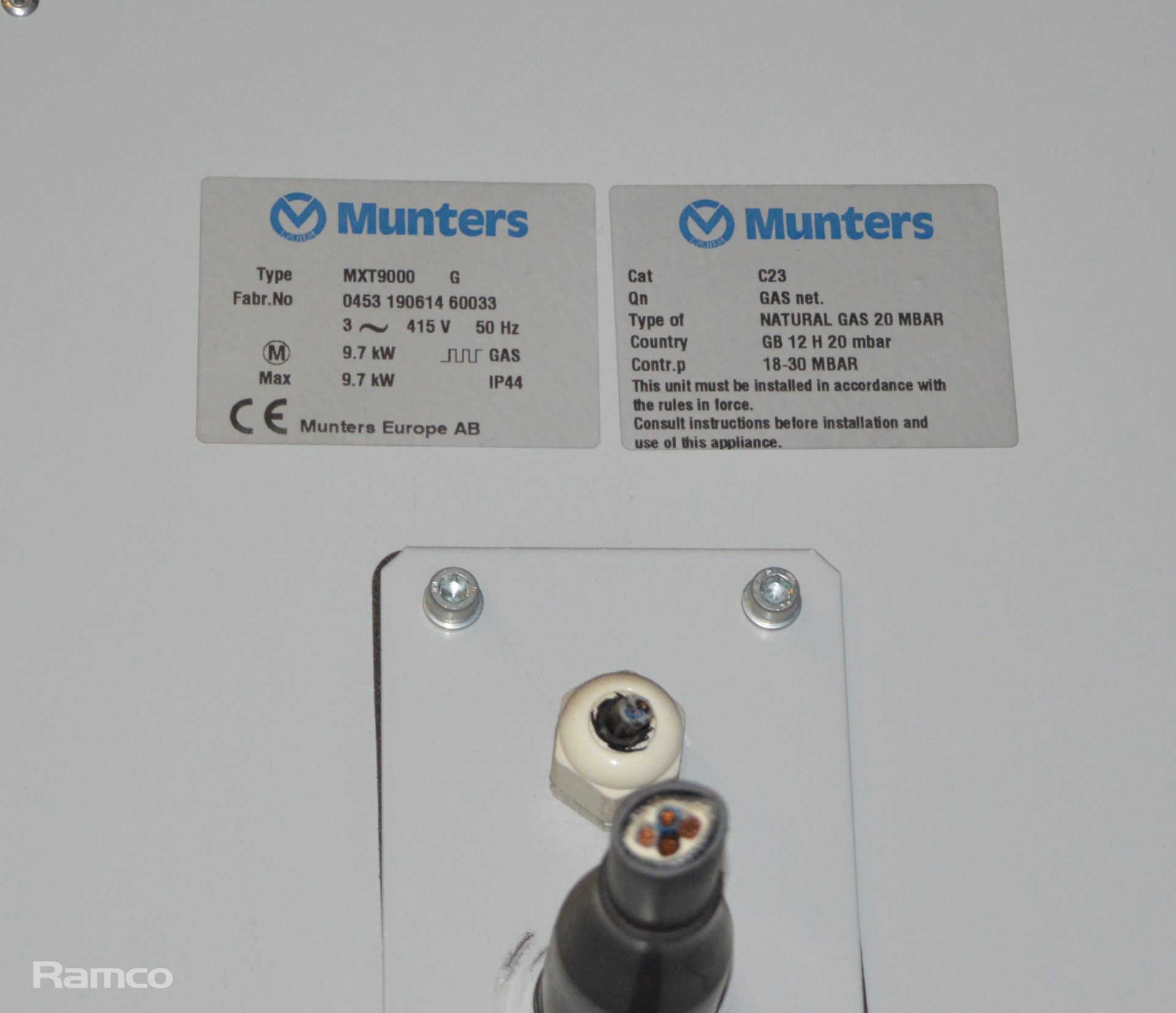 Munters MXT 9000 CPH Units L 2300 x W 1400 x H 2200mm - Image 4 of 9