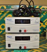 2x Rapid PS1525S DC Regulated Power Supply Units