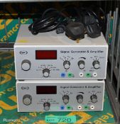 2x IPC -4885-W Signal Generator & Amplifier Units