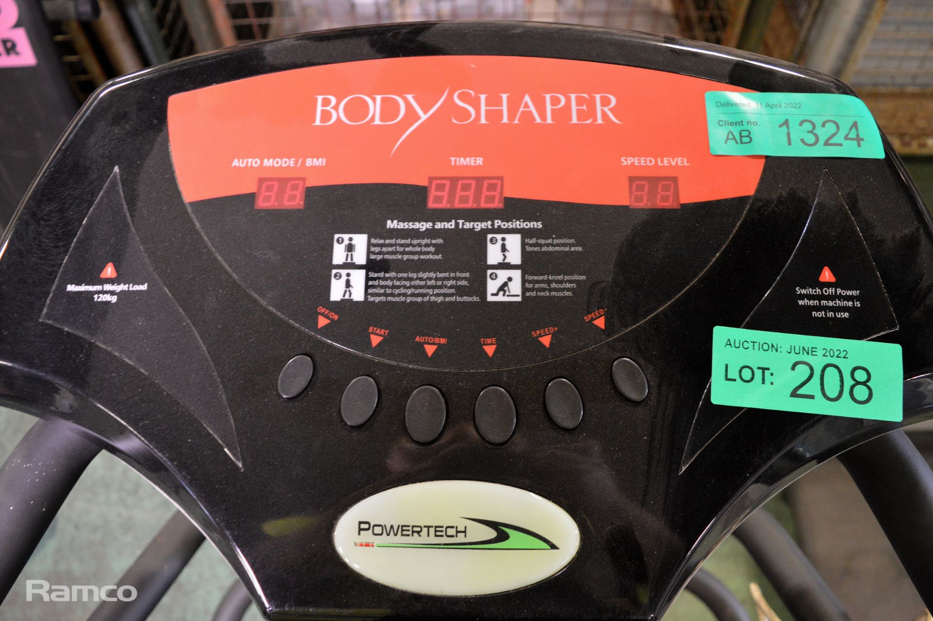 Powertech body shaper vibration plate machine - Image 3 of 7