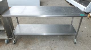 Mobile worktop/counter 180 x 60 x 85cm