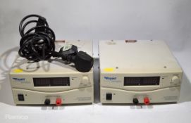 2x Rapid PS1525S Switching Mode DC Regulated Power Supplies