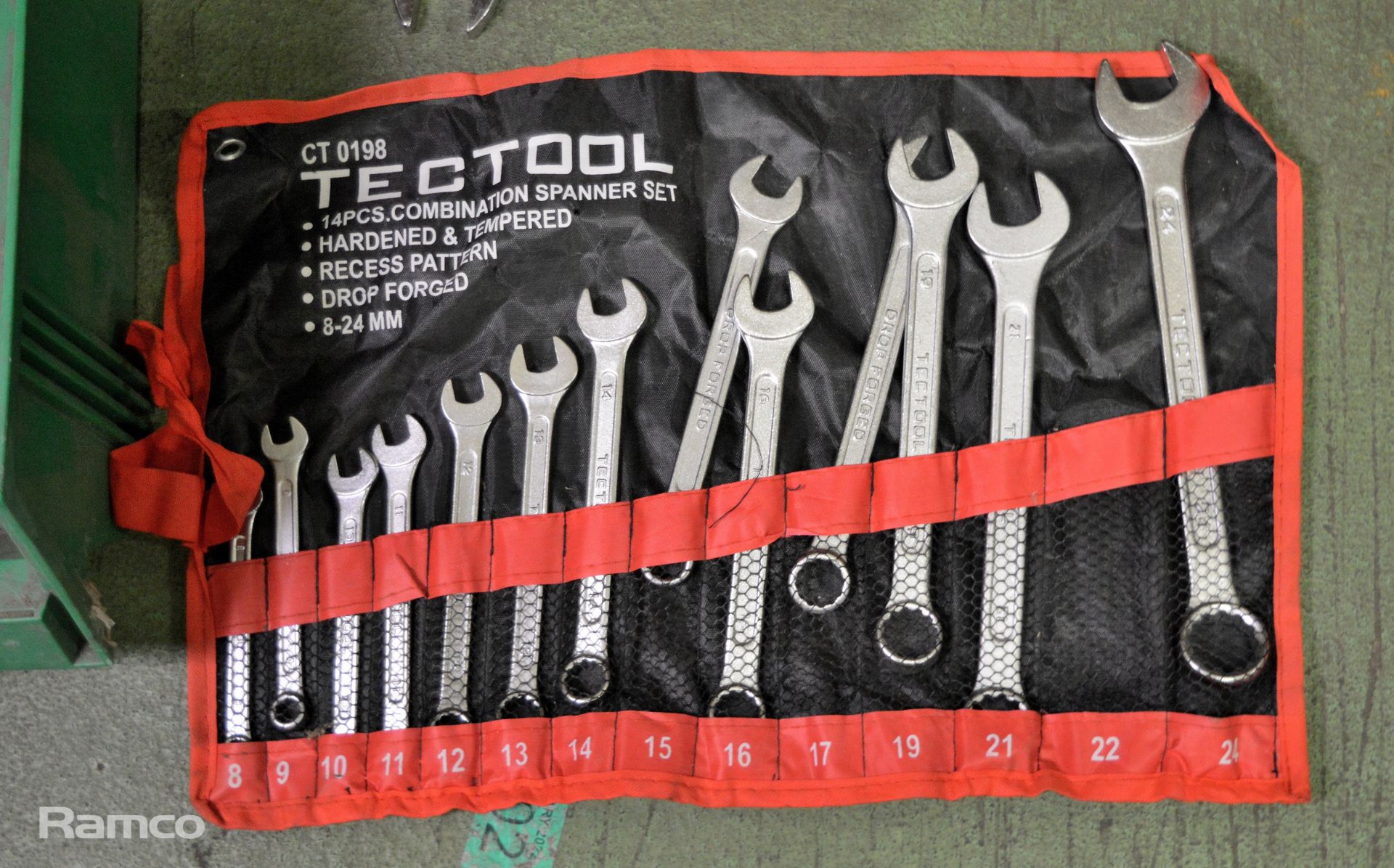 Tectool CT 0198 combination spanner 14 piece - Image 2 of 3