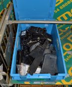 Various Gym equipment spares - machine feet, straps power supplies