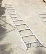Duo Safety Ladder OSHKOSH W1S49C2 12 rung ladder