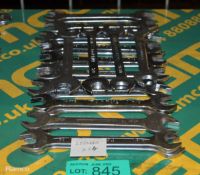 24x Open Ended Spanners - various sizes