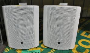 1 pair of wall mountable speakers