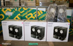 3x Edifier R19U premium PC speakers - AS NEW