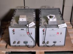 2x Aplab TIS 24/1000 solidstate sine wave inverters