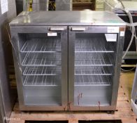 Weald WMMR 90H refrigerator double glass door 220/230v 50hz