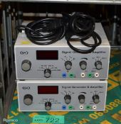 2x IPC -4885-W Signal Generator & Amplifier Units