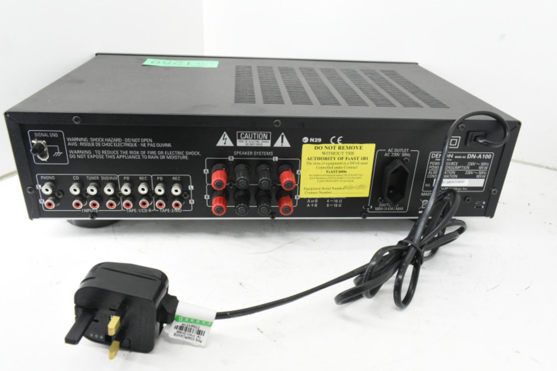 Denon DN-A100 amplifier audio - Image 3 of 4