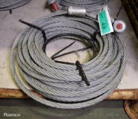 Tirfor jack cable with eye loop