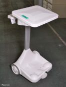Mobile pedal bin / refuse sack holder 50 x 55 x 100cm